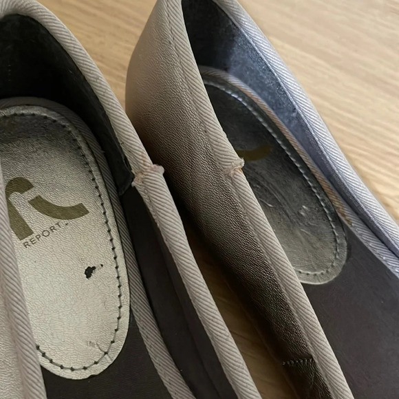 REPORT Pewter (golden silver) flats 7 - Picture 6 of 16
